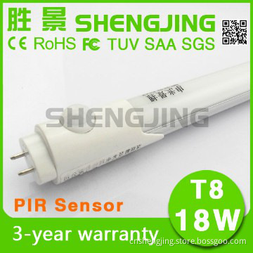 3 Years Warranty Intelligence 18W T8 LED Sensor Tube for Parking Lot